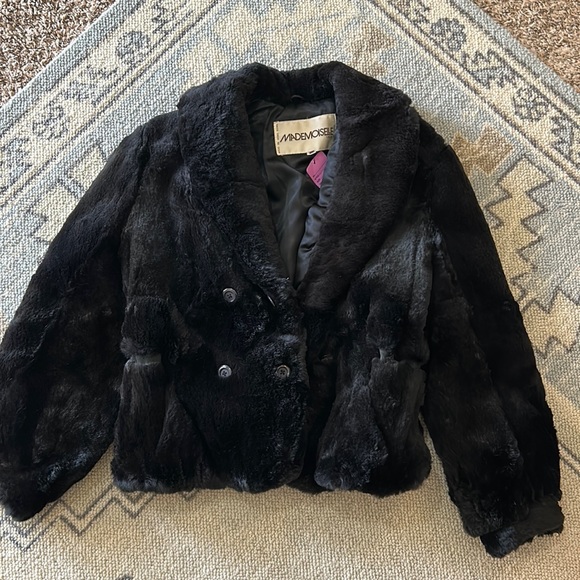 Jackets & Blazers - Genuine Rabbit fur coat